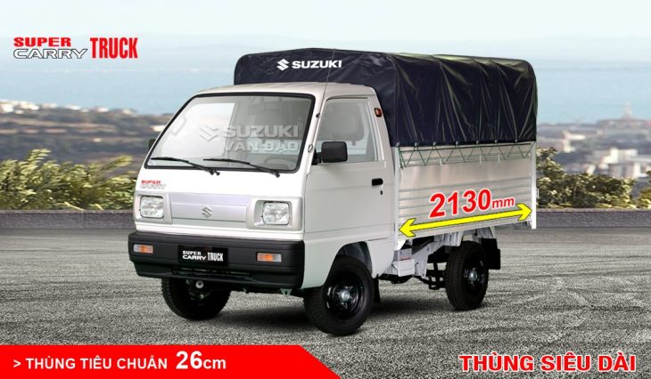 Suzuki 5 tạ thùng mui bạt siêu dài